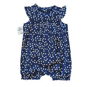 Baby Essentials Navy Star Romper